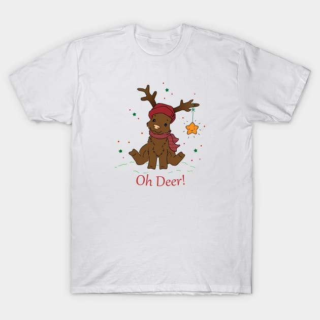 Christmas Dog T-Shirt by funNkey